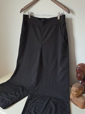 Max Studio Black Wide-Leg Women's Trousers